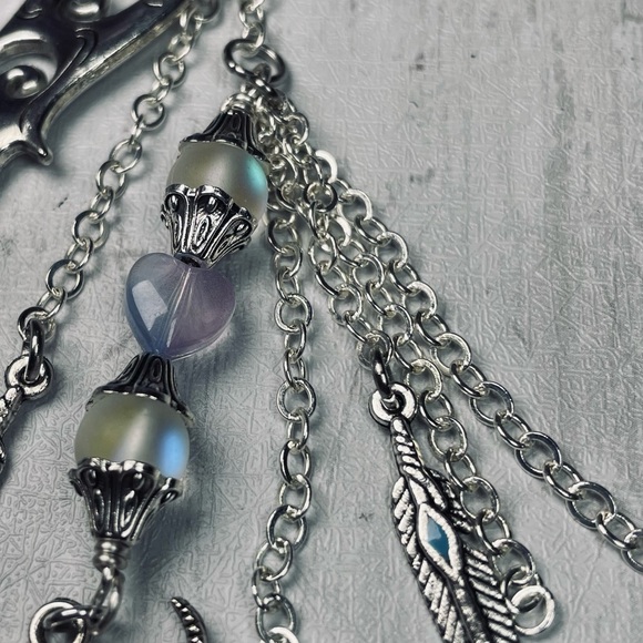 Artisan Moonstone Boho Hand Crafted Hairpin - Picture 6 of 14